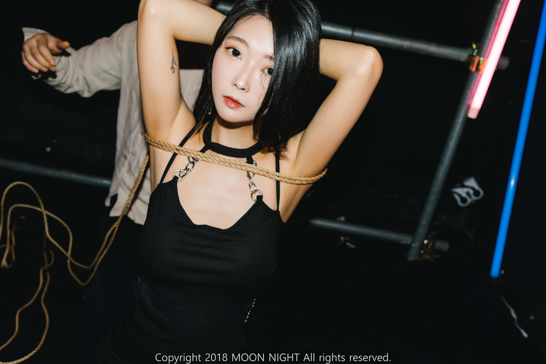 Mona 모나, [Moon Night Snap] SM Club Art Bondage Set.01